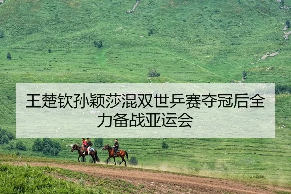 王楚钦孙颖莎混双世乒赛夺冠后全力备战亚运会