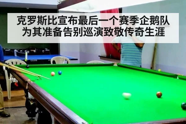 克罗斯比宣布最后一个赛季企鹅队为其准备告别巡演致敬传奇生涯